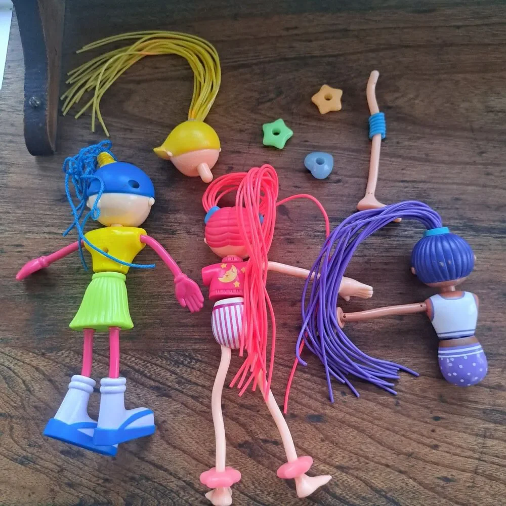 Vintage 90s Betty Spaghetty Lot AS IS Dolls Plus Accessories Parts 1997 Y2k Toys